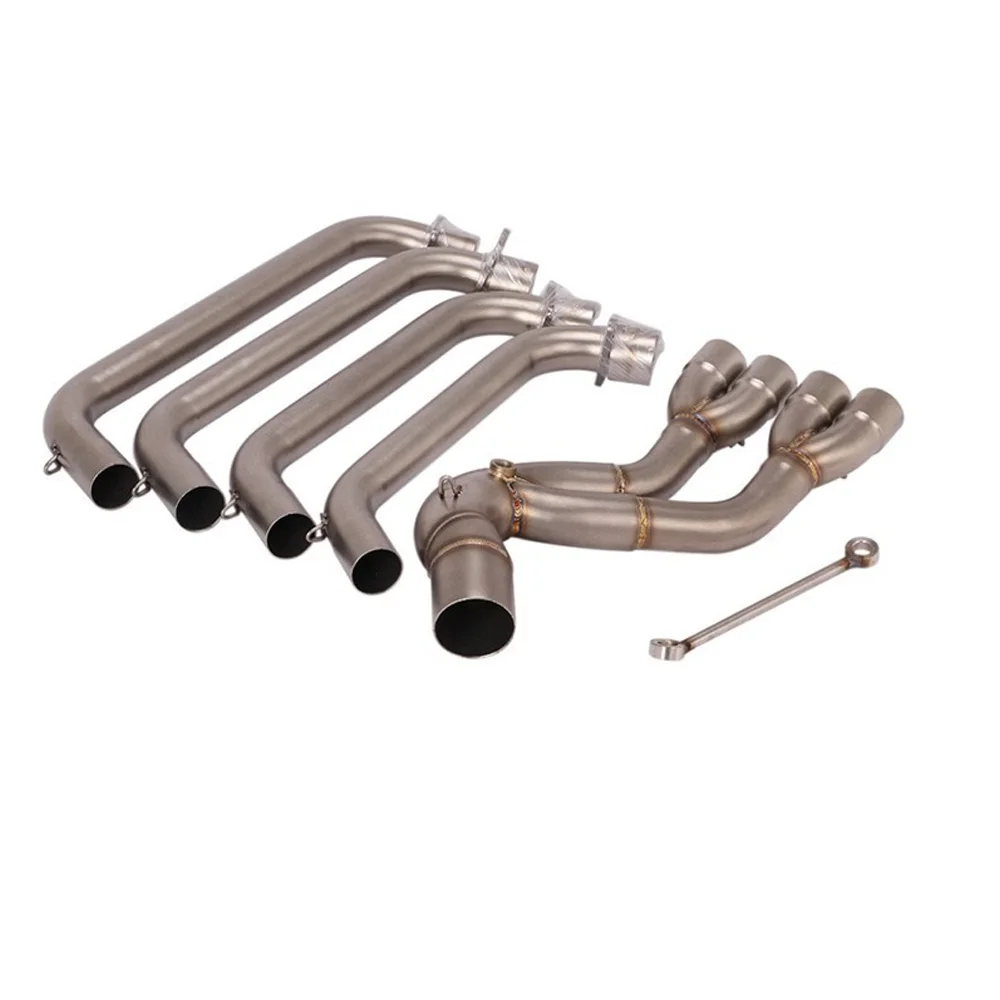 Auspuffsysteme für Honda CBR650 CB650F CB650R 2014-2025 Auspuff-Vorderrohr Schalldämpfer Komplettes System Auspuffrohre – Detail 4