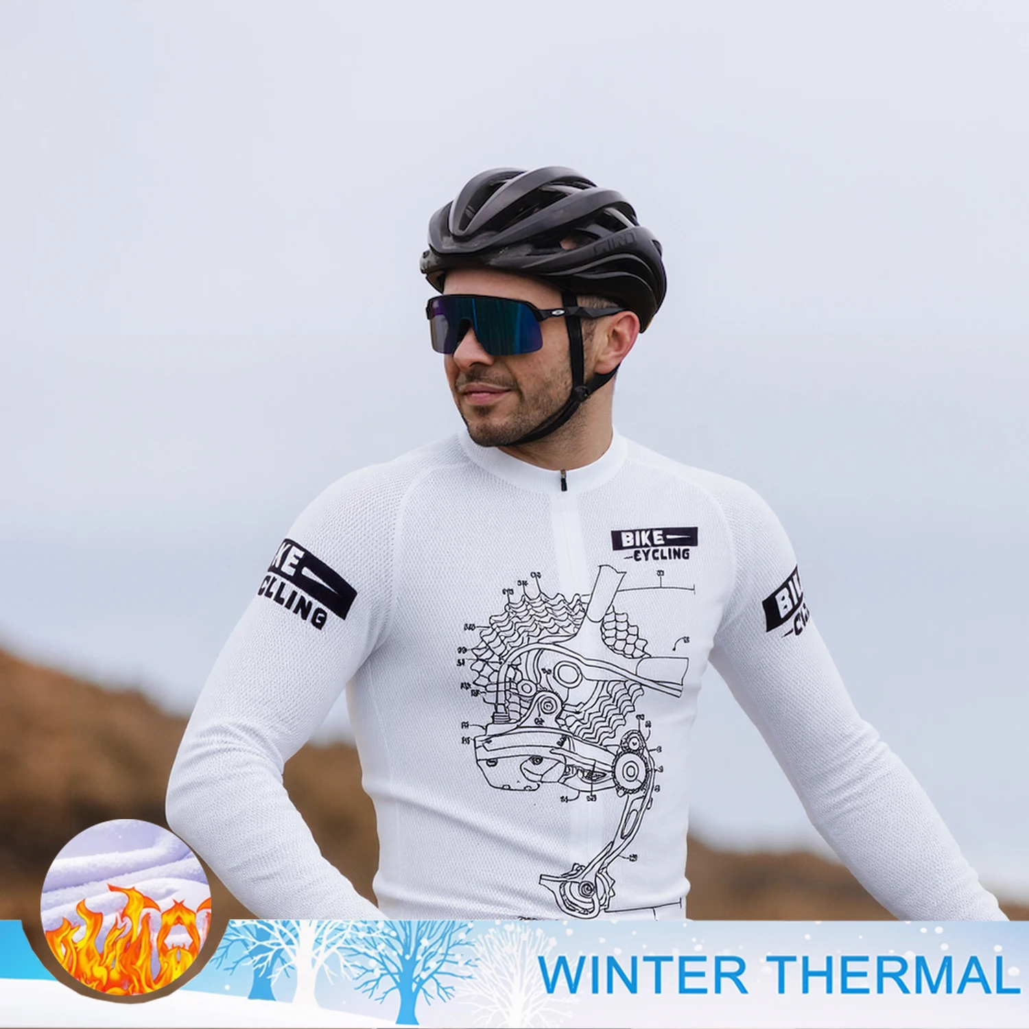 

Men's Cycling Clothing Winter Set Cyling Jersey Men Road Bike Jerseys for Men's Bicycle Clothes Cycle Wear Winter Man Sets Mtb