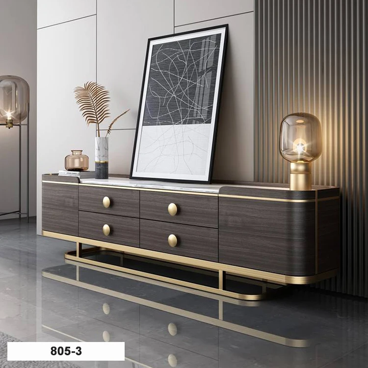 

Выходники Luxus-Stil Neuestes Design Hochwertigerezione Einfaches Wohnzimmer TV-Schrank Modern