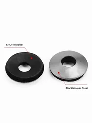 Sealing Washers Stainless Steel&EPDM Bonded Sealing Gasket Composite Waterproof Washers M4.2 M4.8 M5.5 M6.3 for Drill Tail Screw
