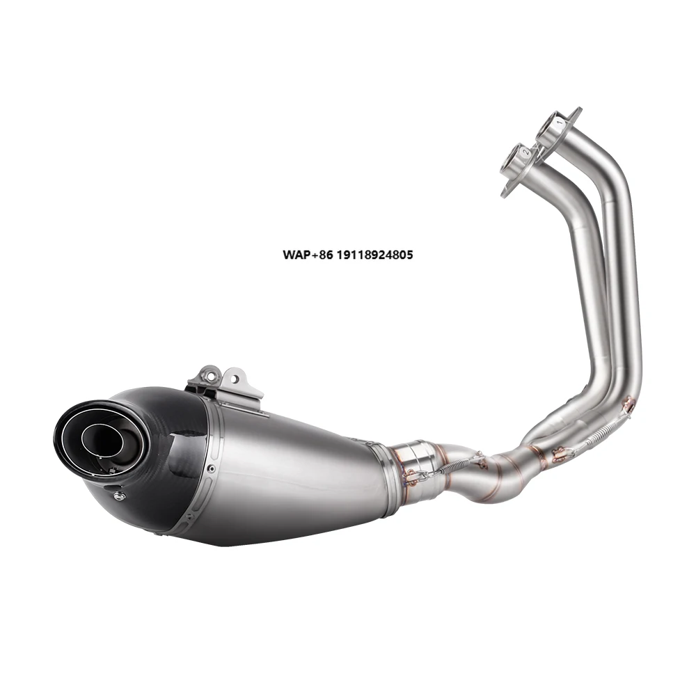 2017-2023 닌자650 베르시스650 Z650 오토바이 배기 시스템 프론트 링크 파이프 머플러 언더바디 풀 배기 개조 신제품