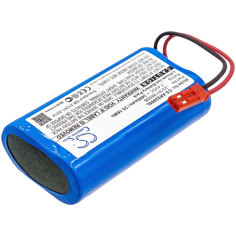 Wymienna bateria na aryzer Solo 2 s1p/18650B 7.4V/3400mAh