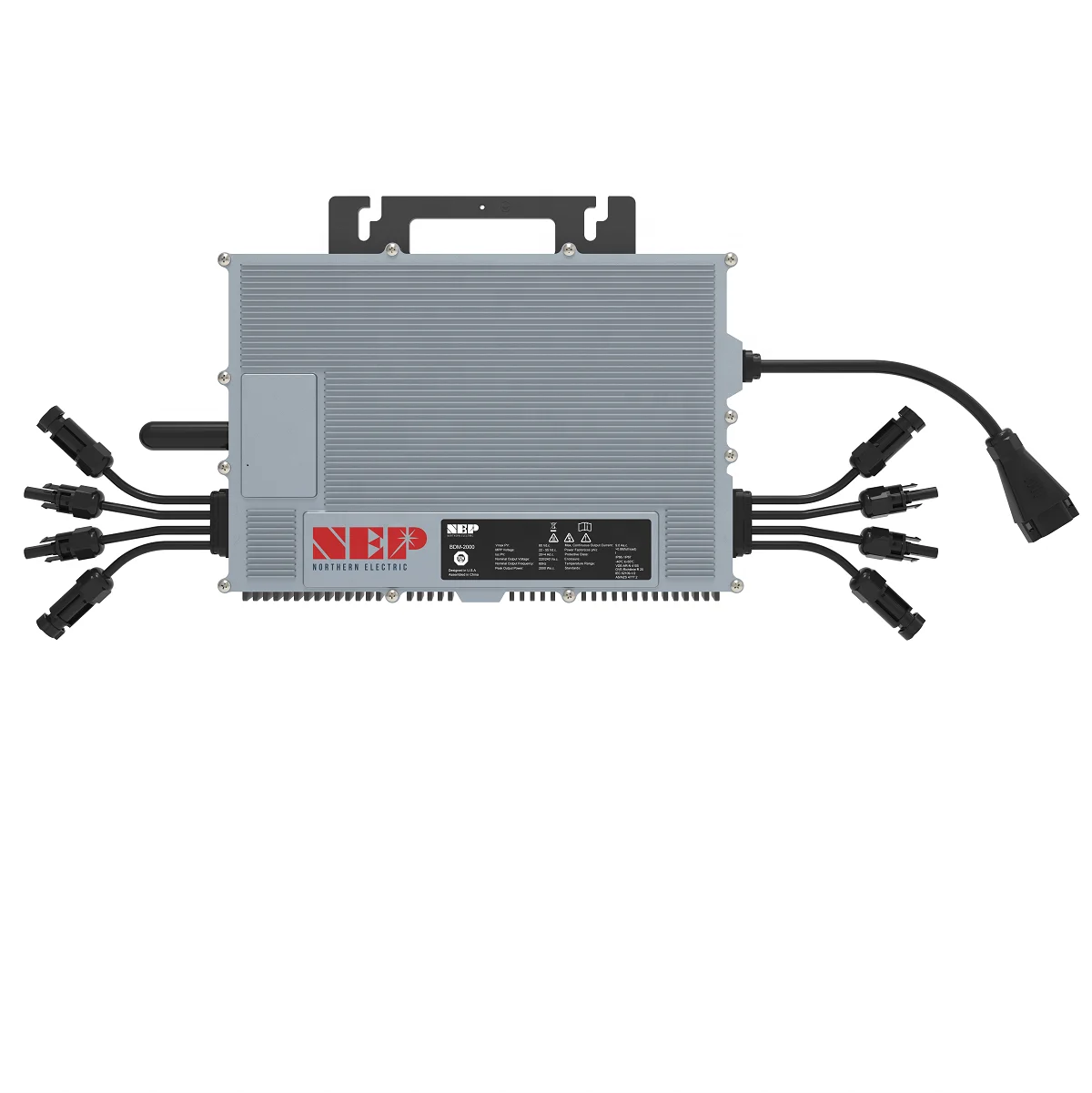 NEP BDM 2000 Microinverter 2000W MPPT Grid-Tied Inverter IP67 PV System Grid-Tied Inverter Solar Panel Microinverter