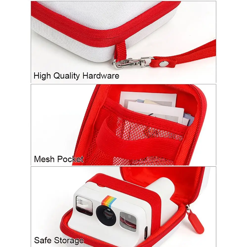 Shockproof Instant Camera Storage Bag Anti-Drop Hard Carrying Case Portable Wear Resistant Protective Cover for Polaroid Go