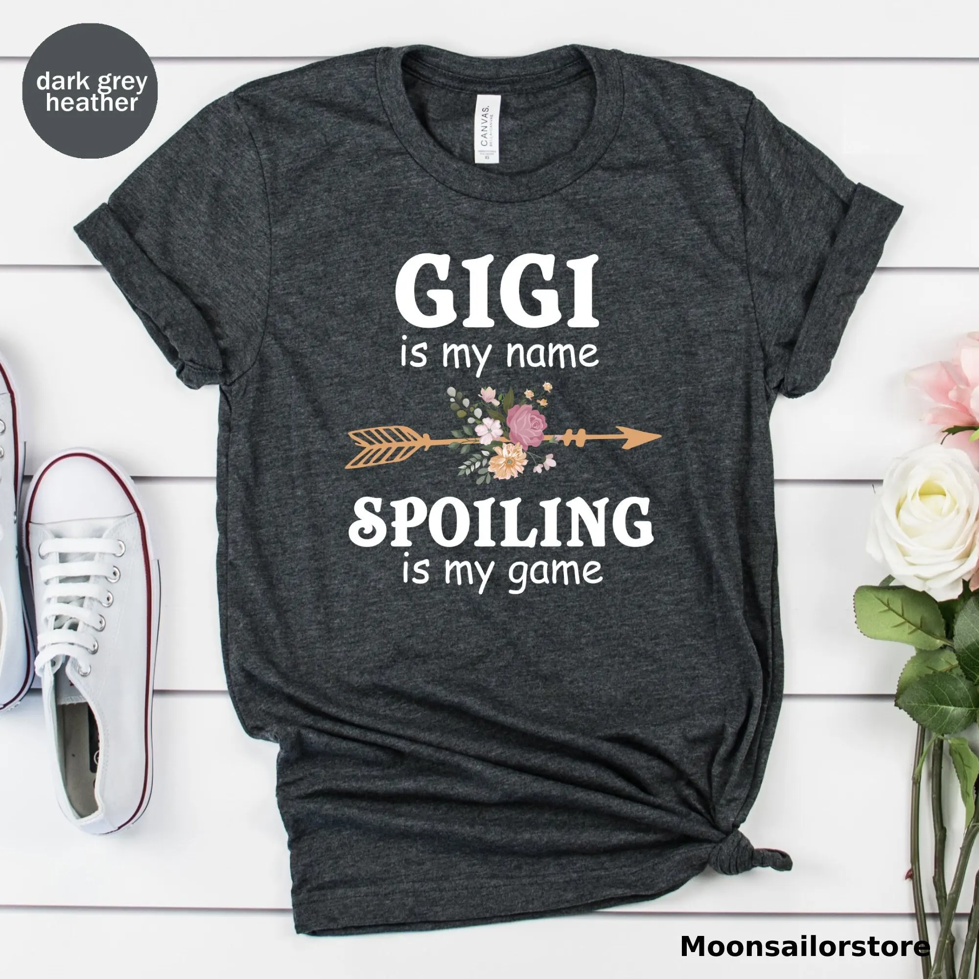 Gigi Is My Name Spoiling Game T Shirt New Mother'S Day For Grandma Mimi Grandmother