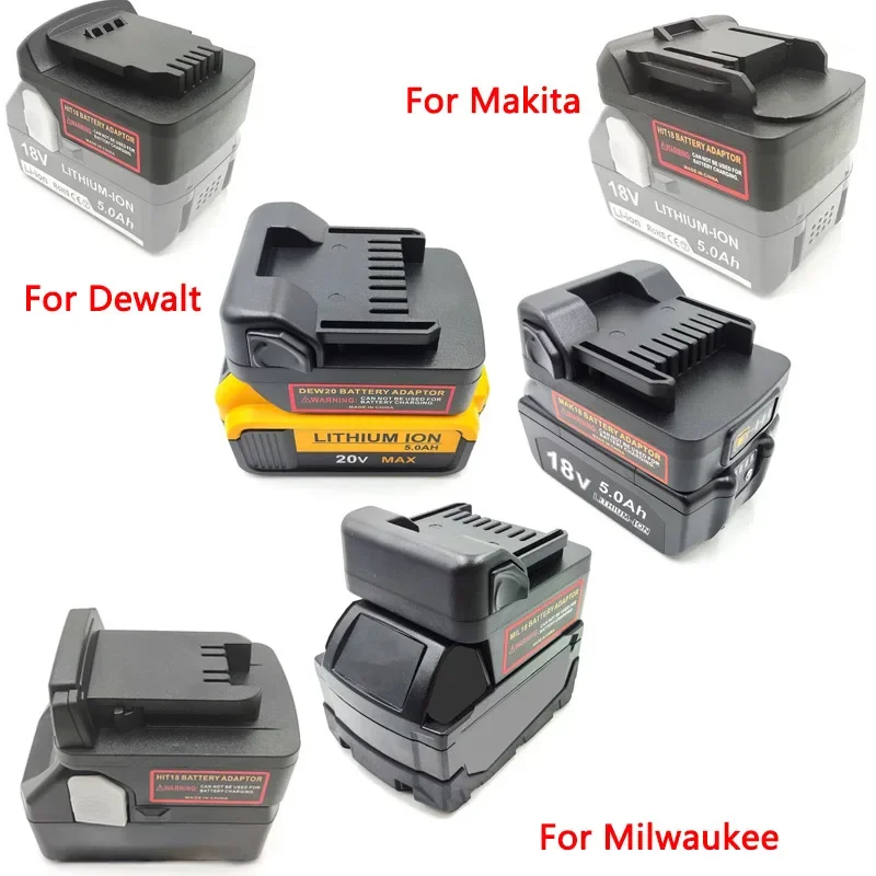 Adapter Converter For Hitachi/Hikoki 18V Li-Ion Battery change to For Makita/Dewalt/Milwaukee 18V Lithium Electrical Power Tool