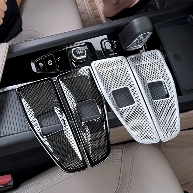 شاشة التحكم المركزية منفذ الهواء الجانب الغطاء الواقي تعديل اكسسوارات الديكور الداخلي للسيارة لفولفو XC60 2018-2025