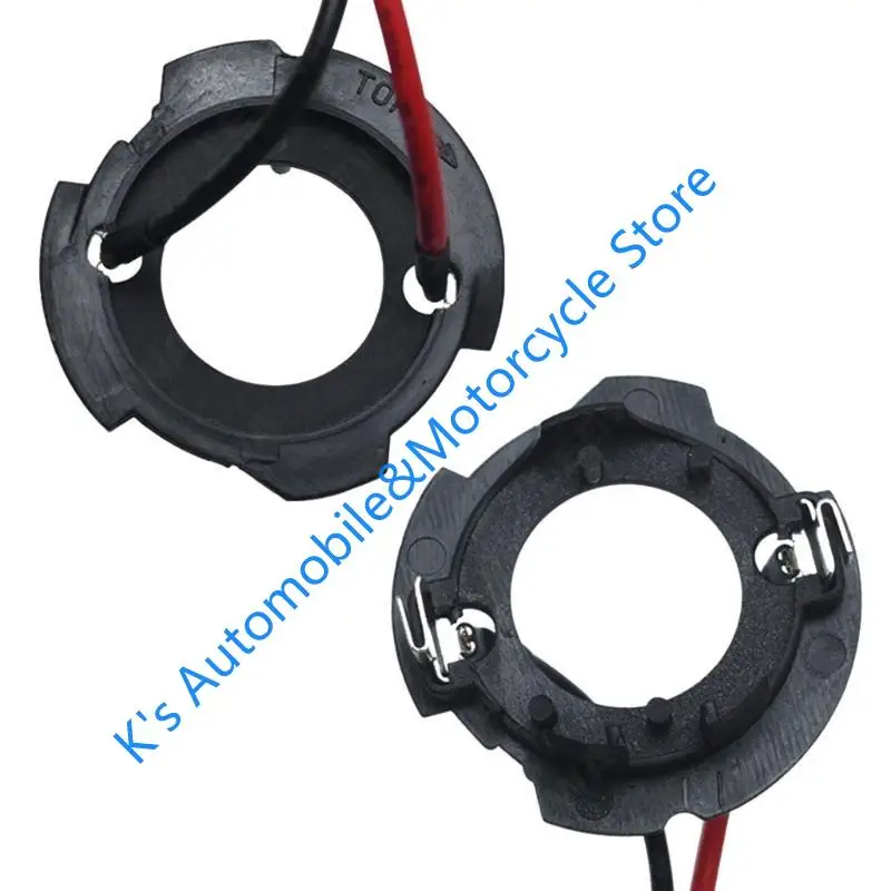 

Q39F 2Pcs Car Light Headlamp Bulb Base H7 LED Bulbs Plastic Deck Holder for Golf5 MK5