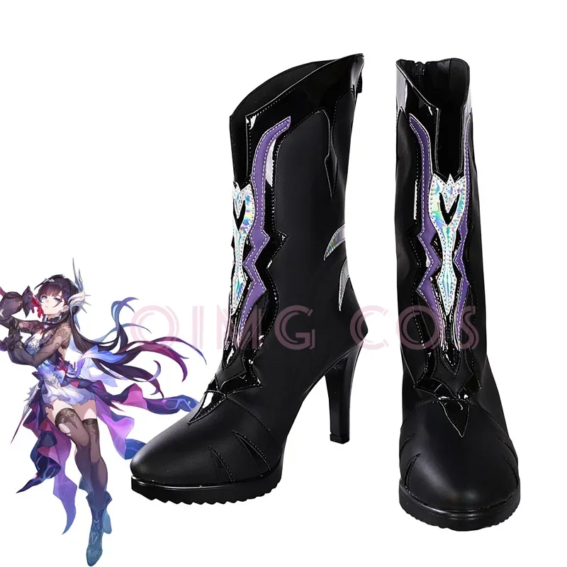 

Honkai Star Rail Helektra Cosplay Shoes Anime Chinese Halloween Style for Gam emen