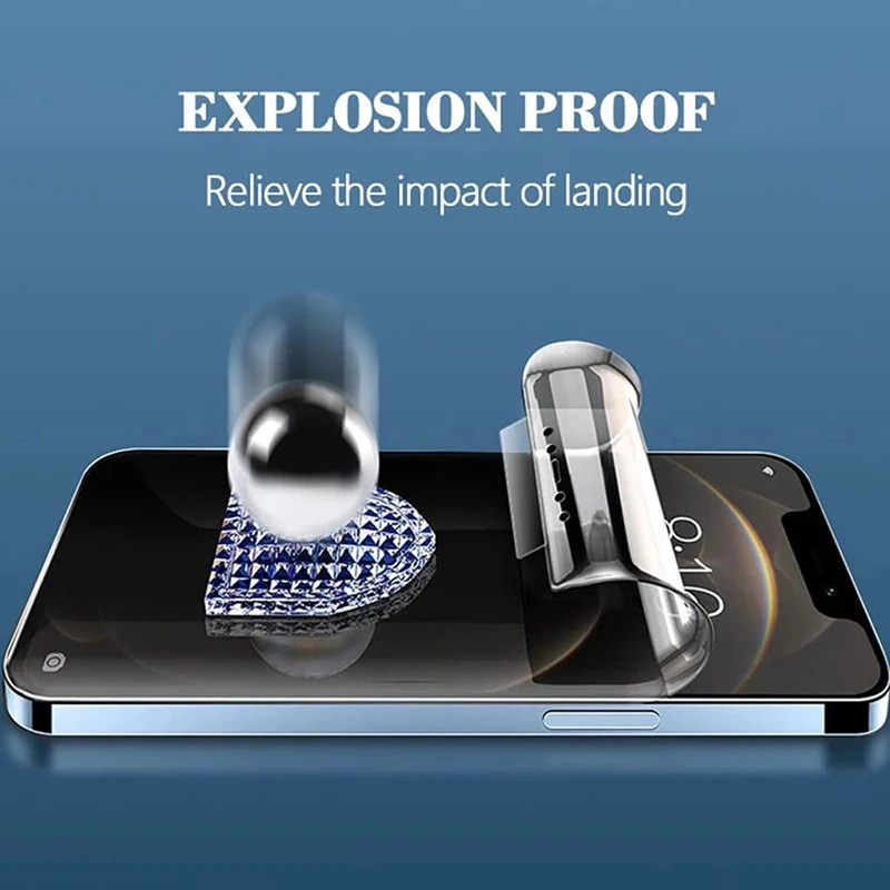 3 Piezas Película de Hidrogel Anti Espía para iPhone 17 16 15 14 13 12 11 Pro Max Protector de Pantalla Privacidad Película Protectora 14 Plus No Vidrio 16E 5