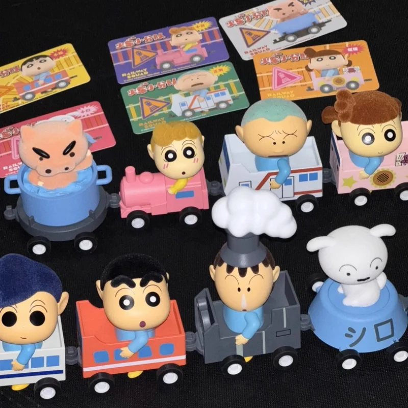 

Crayon Shinchan Train Detachment Blind Box Toy Hand-Made Ornament Collectible Gift Decoration Trendy Trendy Blind Box Toys