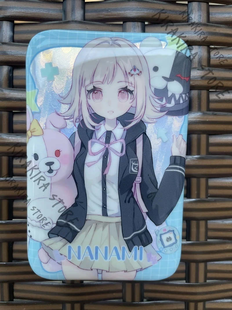 Danganronpa Nanami ChiaKi Distintivo Cosplay Acrilico In Piedi Segno Spilla Ciondolo Decorazione Ornamenti di Carta Colorata