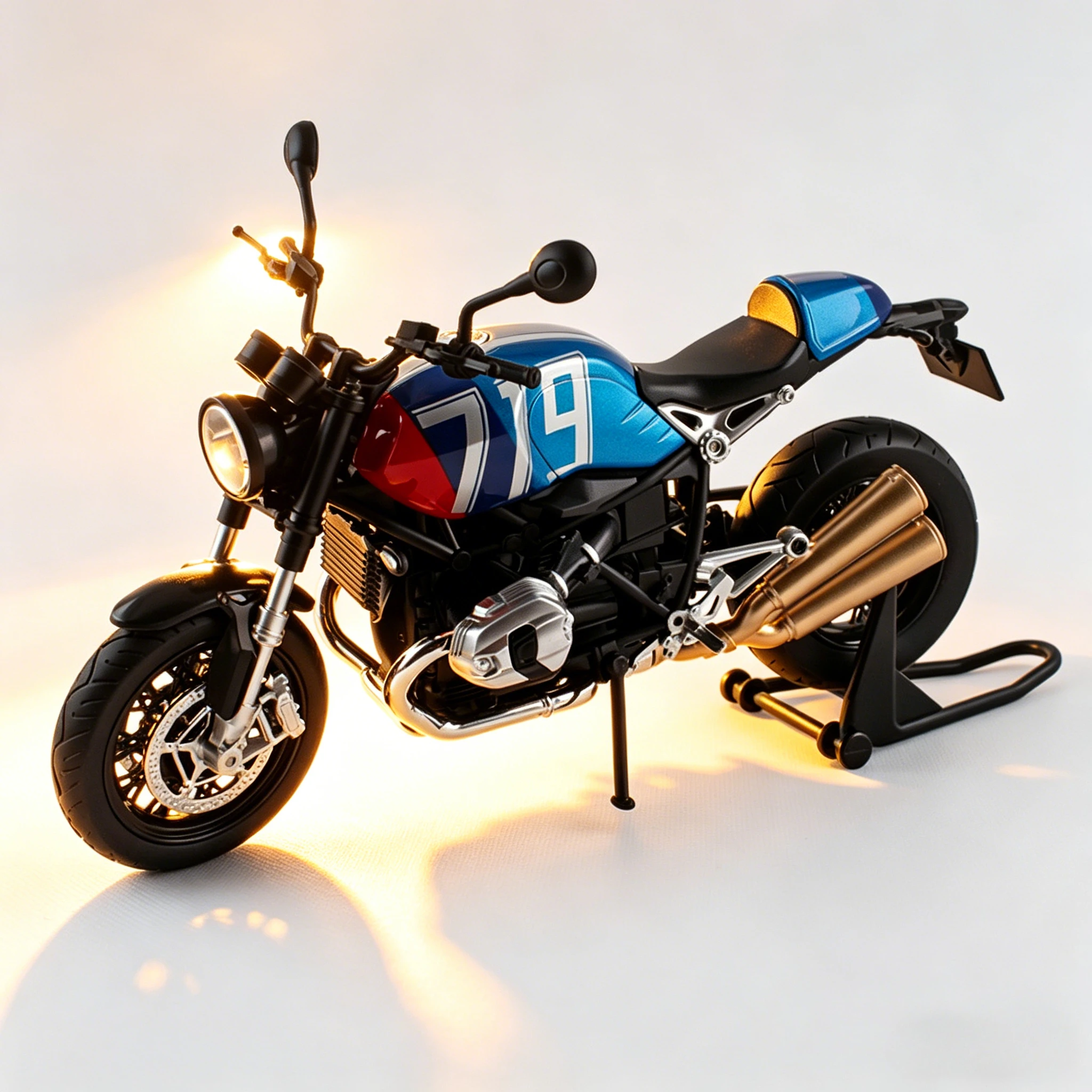 

1:9 R NineT Street Car Alloy Motorcycle Model Exquisite Boy Toy Collection Ornament Brithday Gifts Desktop Decoration