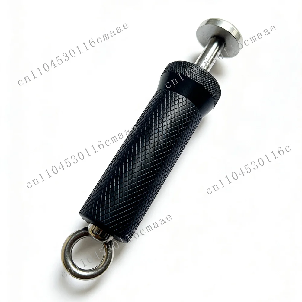 Portable stainless steel thumb grip for on-the-go training