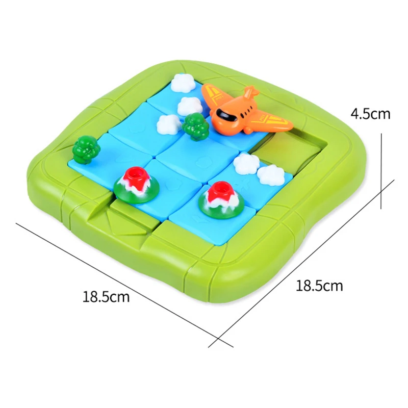 Montessori Strategy Games Aircraft Journey Brain Development Aircraft Breakout Puzzle Board Game Kids Educational Toys Gifts