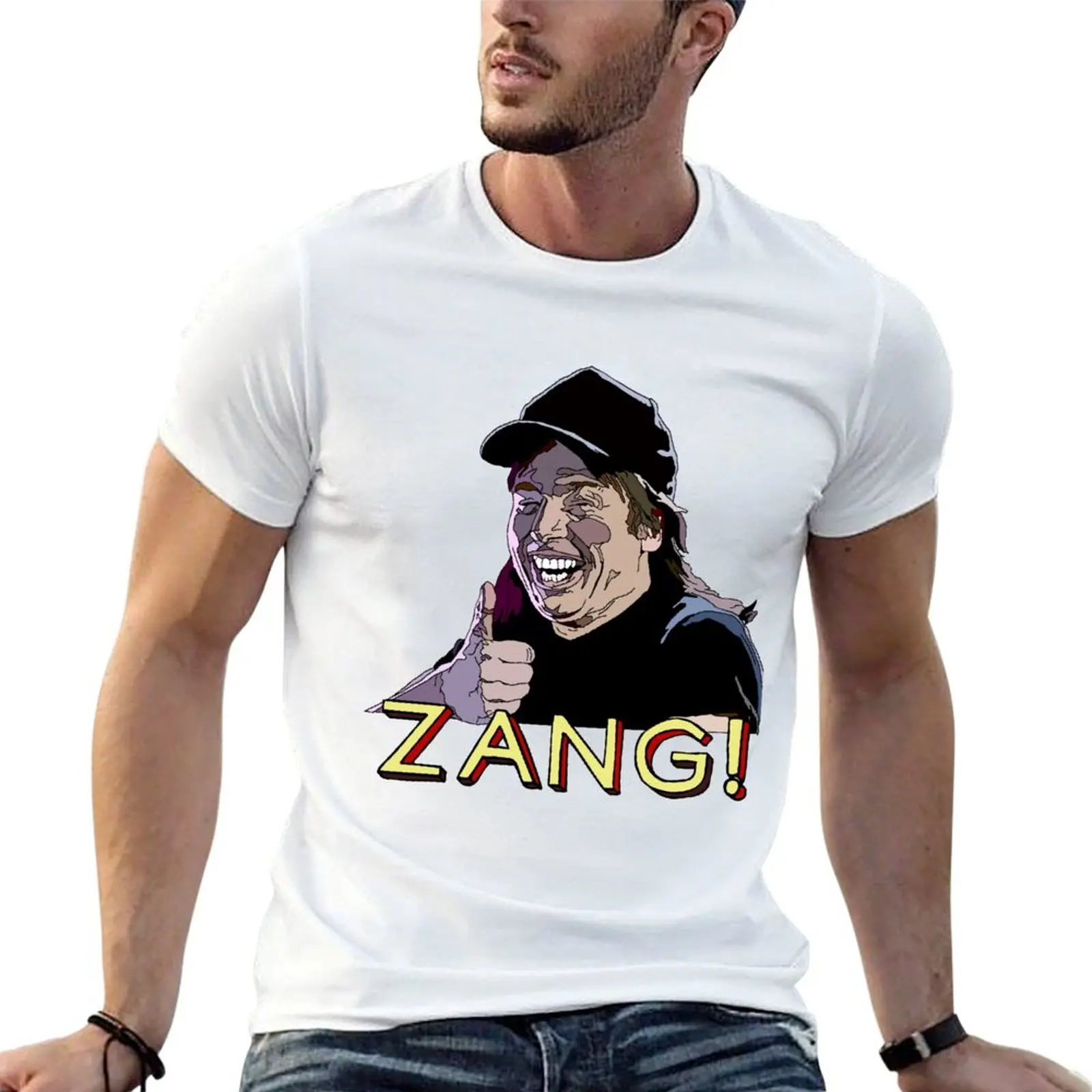 

cotton World T-Shirt cotton funny t shirts shirts 100% t Zang! Waynes