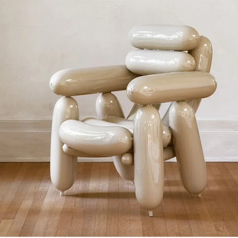 

N Fiberglass Art Balloon Chair Creative Special-shaped Single Chair