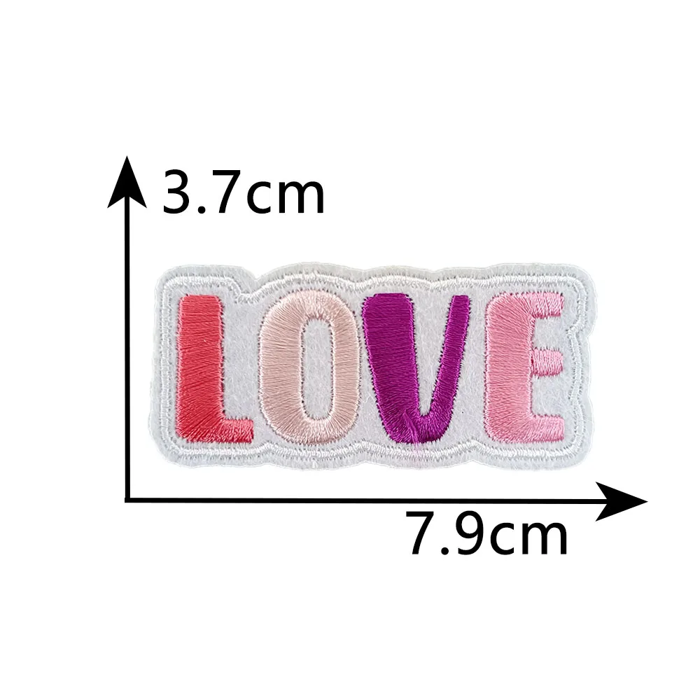 Embroidery hot melt adhesive ironing clothing fabric patch can be sewn repaired decorated clothing patch patches