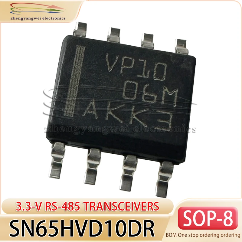 SN65HVD10DR silk screen VP10 SOP-8 3.3V 2PCS RS-485 RS-422 chip transceiver