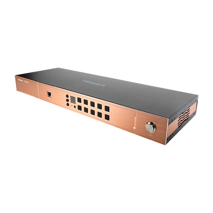 8 Port HDMI KVM Switch Rack Mount 4K60HZ Support Auto-scan EDID USB 3.0 Hotkey IP RS232 Control Server KVM