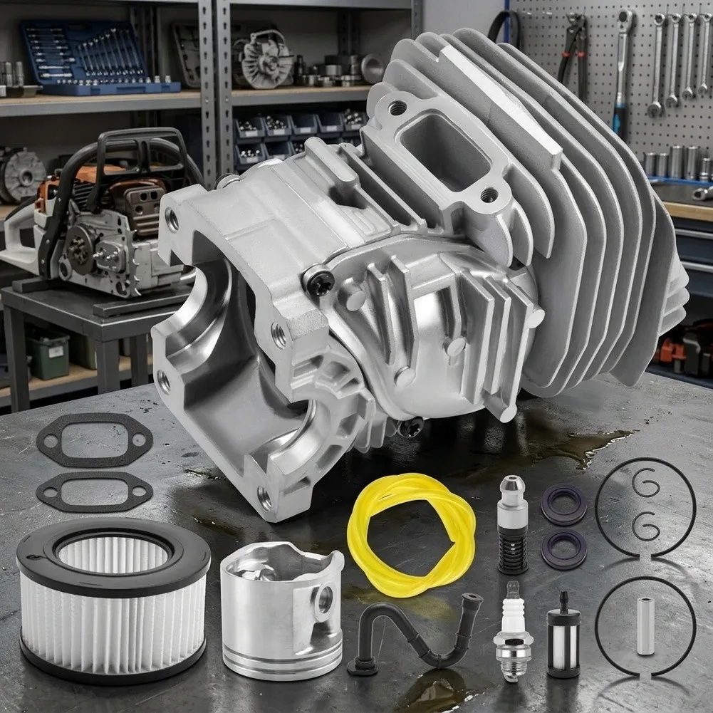 Cylinder Kit with For piston Assembly for MS291 MS291C MS271 MS271C For Chainsaw Includes All Gaskets and Filters