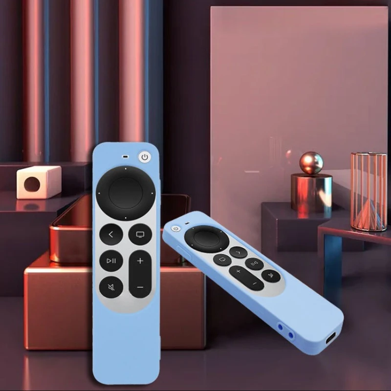 

Silicone Protective Cover for Apple TV 4K Remote Control Anti Slip Shockproof Case Dust cover