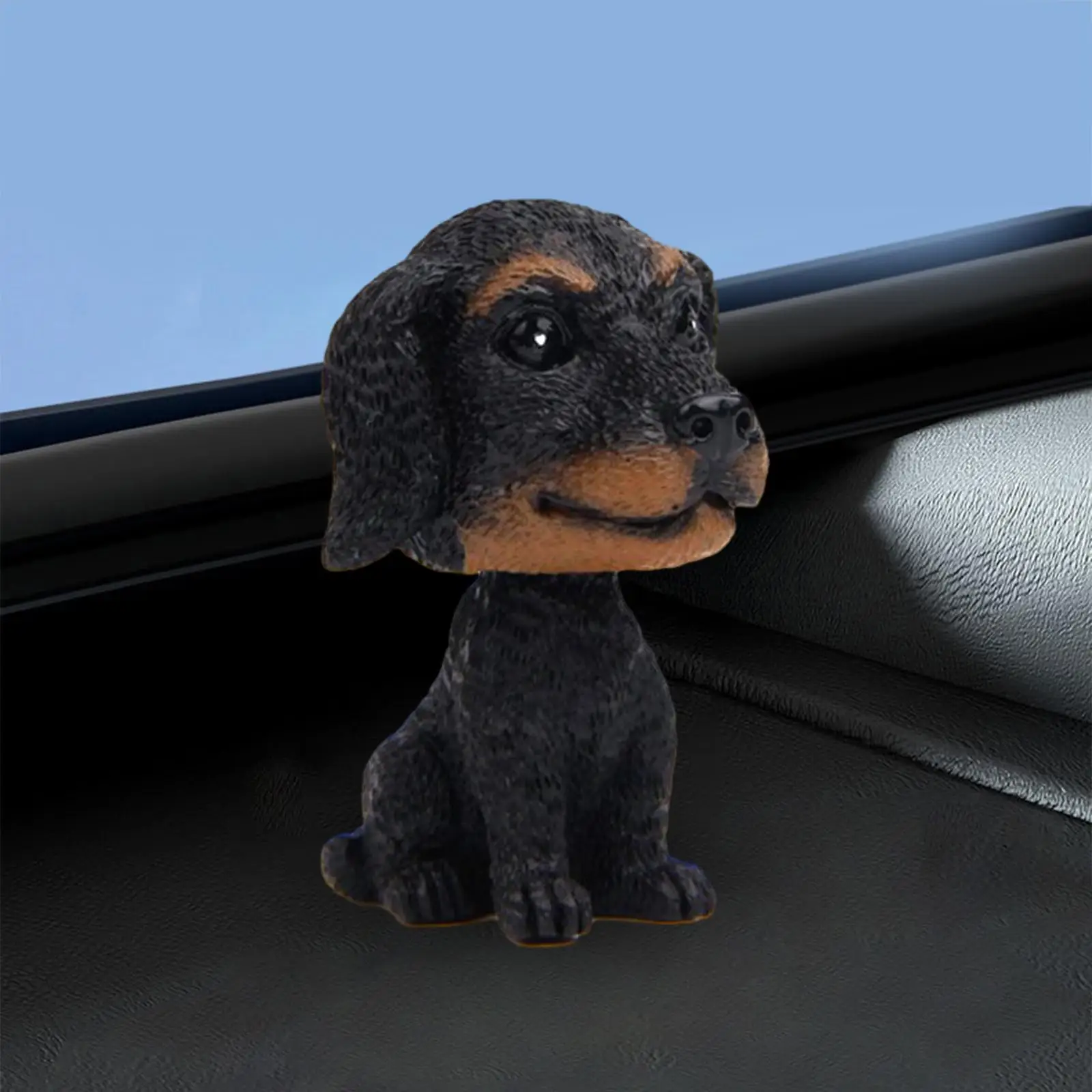 かわいい彫刻樹脂製車のダッシュボード工芸品、車のインテリアアクセサリーや車愛好家へのギフトに。