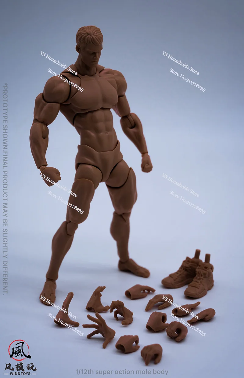 黒白日焼け肌風玩具1/12スーパーマンアクションフィギュアフレキシブルペイント可動男性ボディモデル玩具6インチドール用