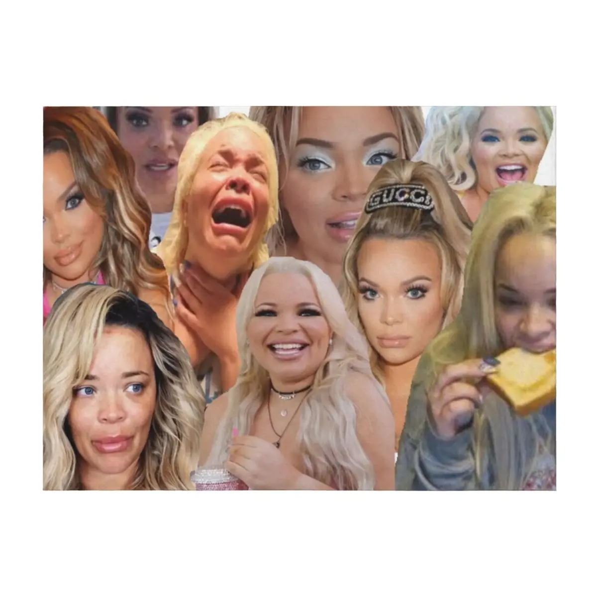 

trisha paytas Throw Blanket Cute Plaid for babies Hairys Blankets