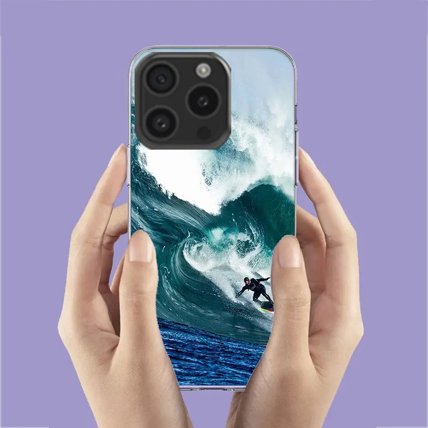 Abenteuer Surfen Kostenlose Reise Klar Telefon Fall Für Apple iPhone 12 13 Mini 14 + 15 Plus 16 Pro Max Abdeckung 11 Pro X XS Max Coque Ha