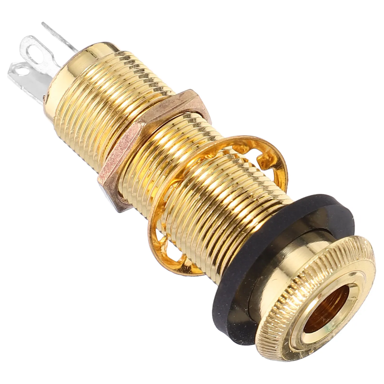 

Metal Output Socket Plug Jack for Electric Guitar and Bass Accessory Flush Mount