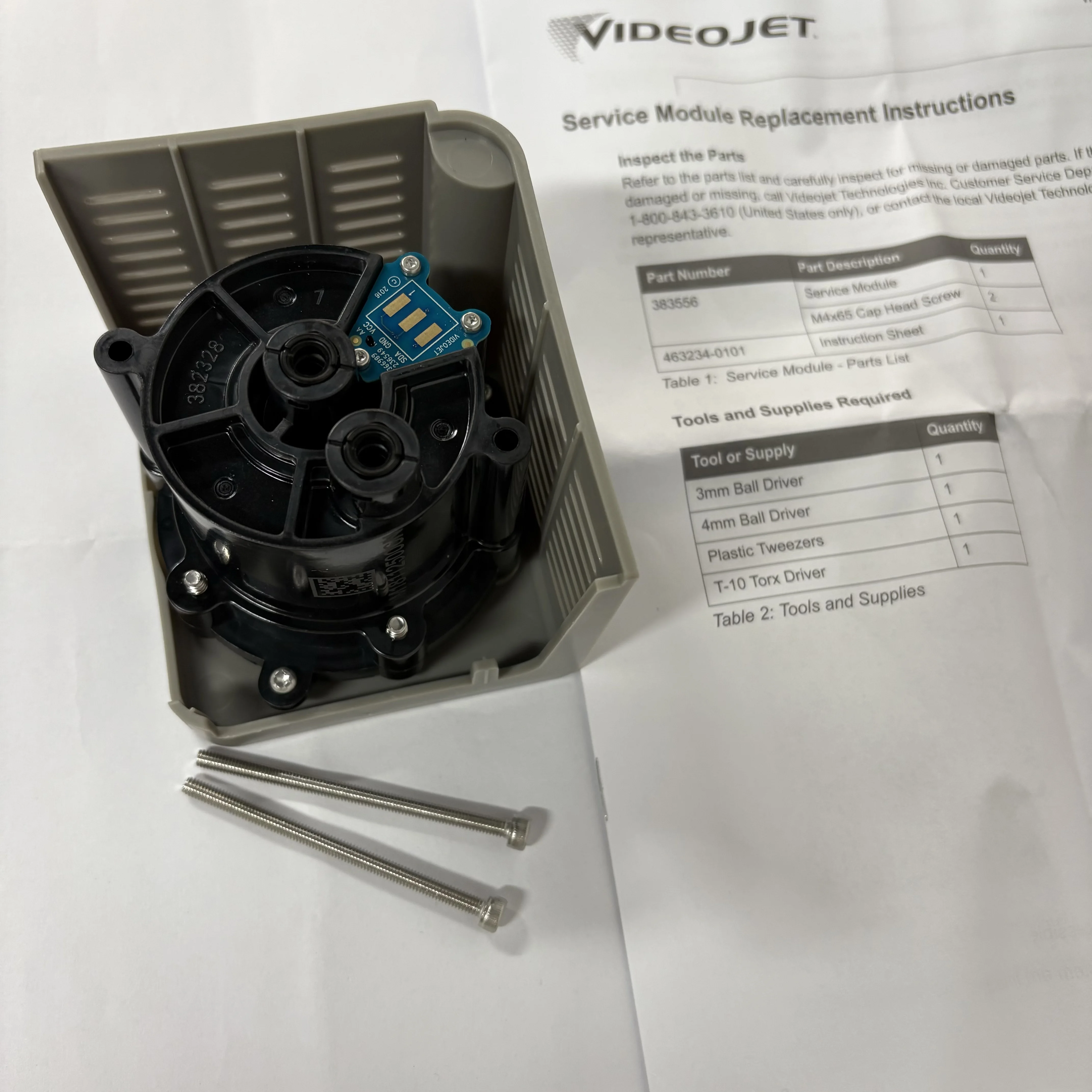 

Original Brand New 383556 Service module for Videojet VJ1240 1280 printer