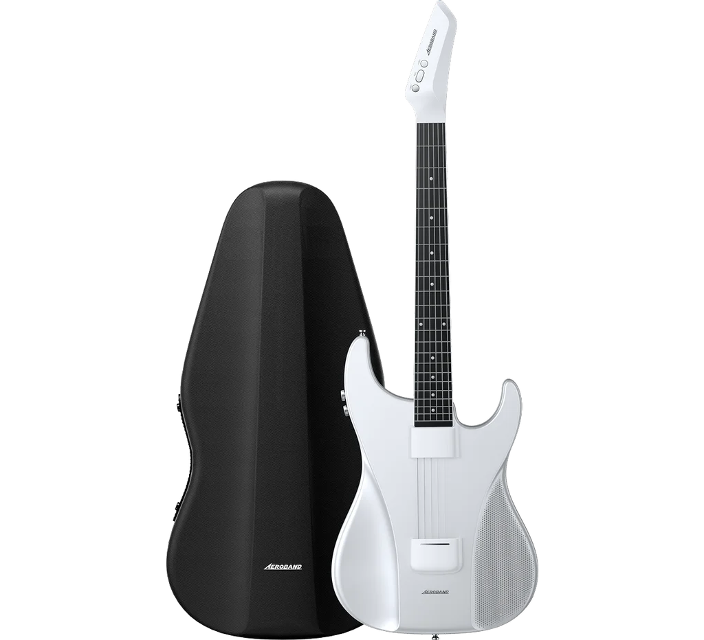 جيتار كهربائي قابل للفصل من AeroBand سلسلة سيليكون خالية من الألم الكل في واحد 9 أنماط صوت جهير صوتي مع منفذ ميكروفون #4