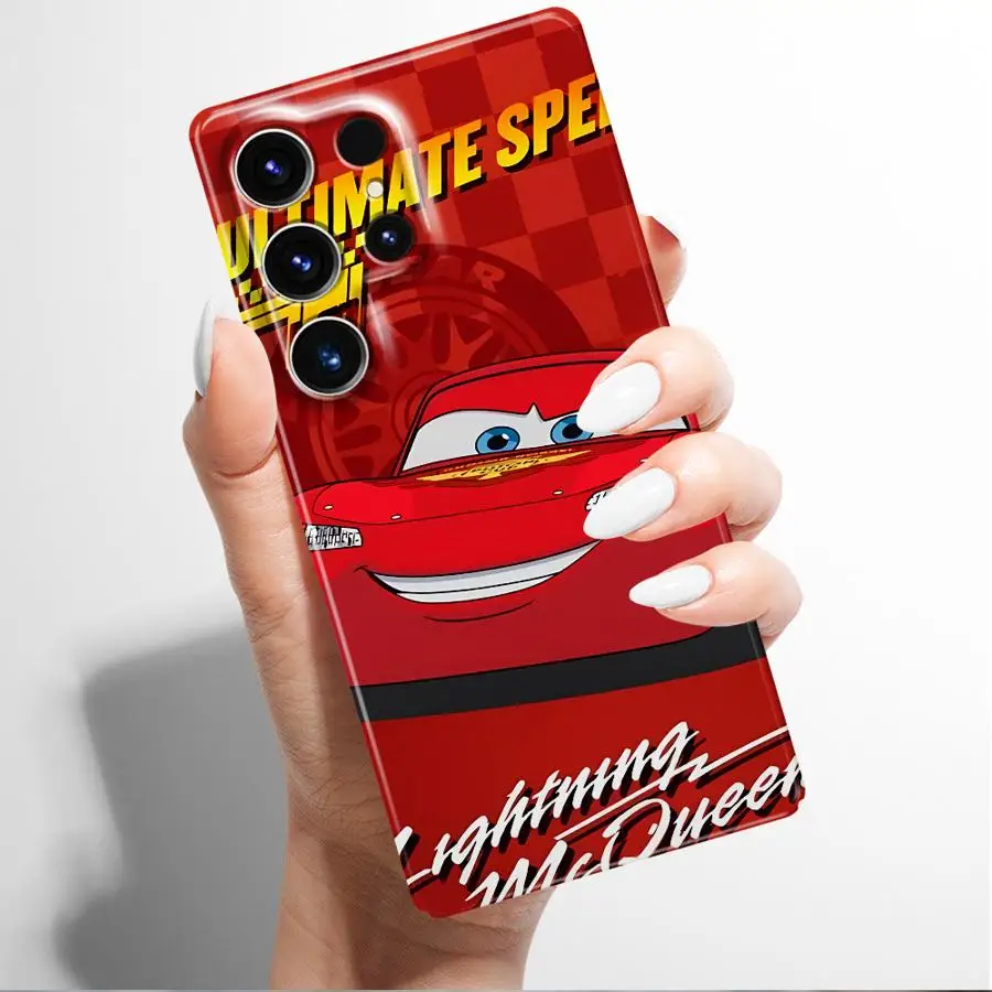 حافظة لهاتف سامسونج جالاكسي S21 S24 + S22 S23 FE S25 + S24 Plus S25 Ultra Note 20 S20 غطاء هاتف صلب Lightning McQueen #6