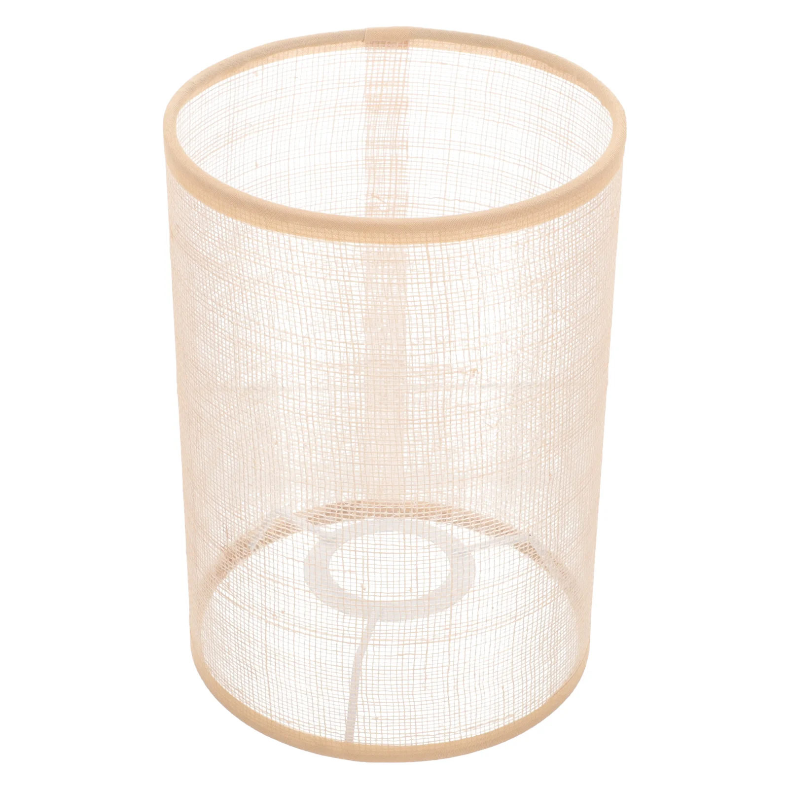 Rattan Lamp Shade Replacement E27/E14 Pendant Lampshade Light Fixture Drum Clip On Bedside Cover