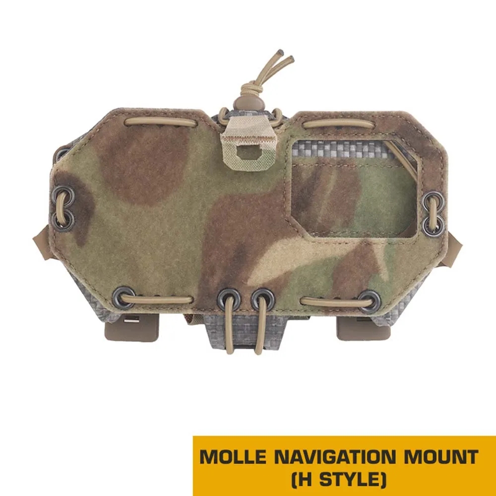 Tactical Vest MOLLE Map Navigation Mount Phone Case H Style Smartphone Admin Panel for Hunting Vest Plate Carrier Accessories