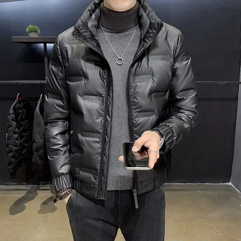 Short Parkas Padding Down Jackets for Men Man Padded Coat Winter Sale Fashion 2024 Harajuku Korean Style Clothing 2024 Modern