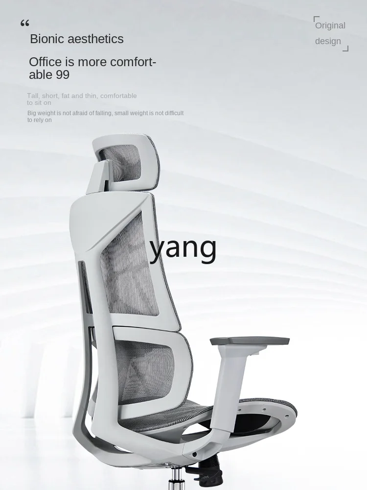 LTT Ergonomic Office Computer Chair Long-Sitting Waist Support Comfortable Learning Home Chair with Back E-Sports Desk