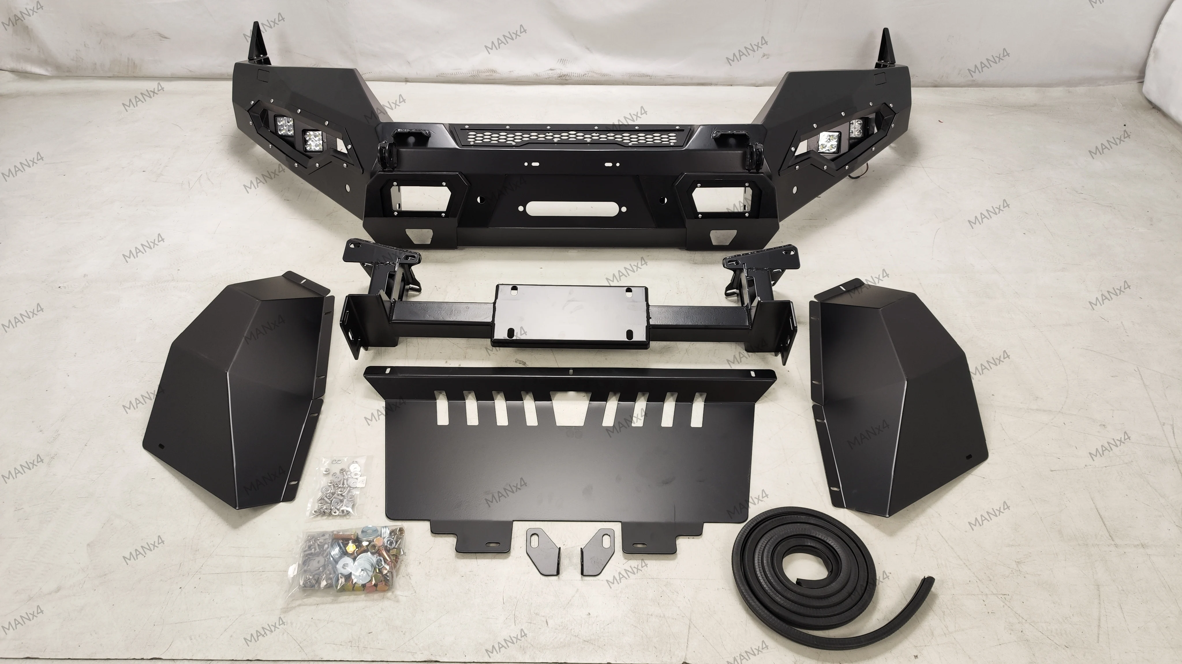 المصد الأمامي الفولاذي A-OK Hilux Bull Bar لسيارة Land Cruiser LC300 #2