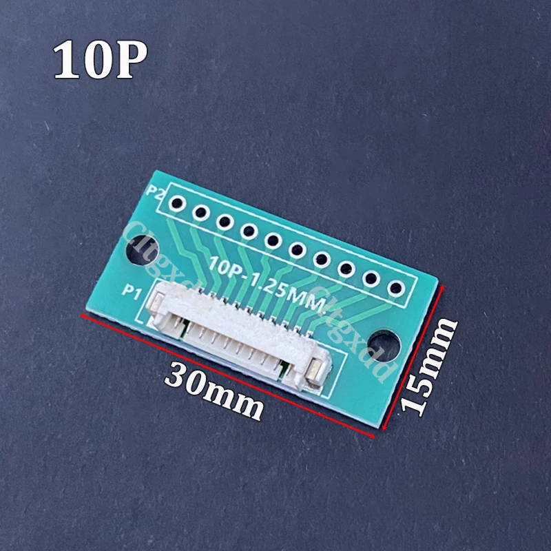 1,25 mm Rastermaß Horizontaler SMD-Anschlussadapter 4P 6P 8P 10P 12P JST-Adapterplatine umgewandelt in 2,54 mm DIP-Stiftleiste PCB-Testplatine – Detail 14