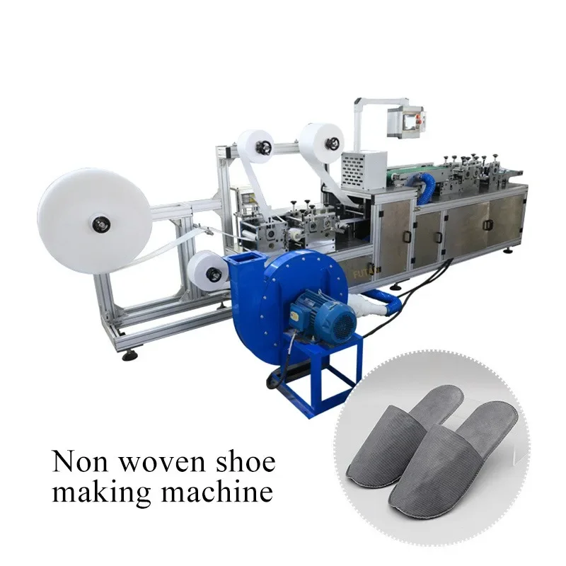 Hot SaleAutomatic Disposable Non Woven Slipper Making Machine Hotel Use Cleaning Travel Slippers