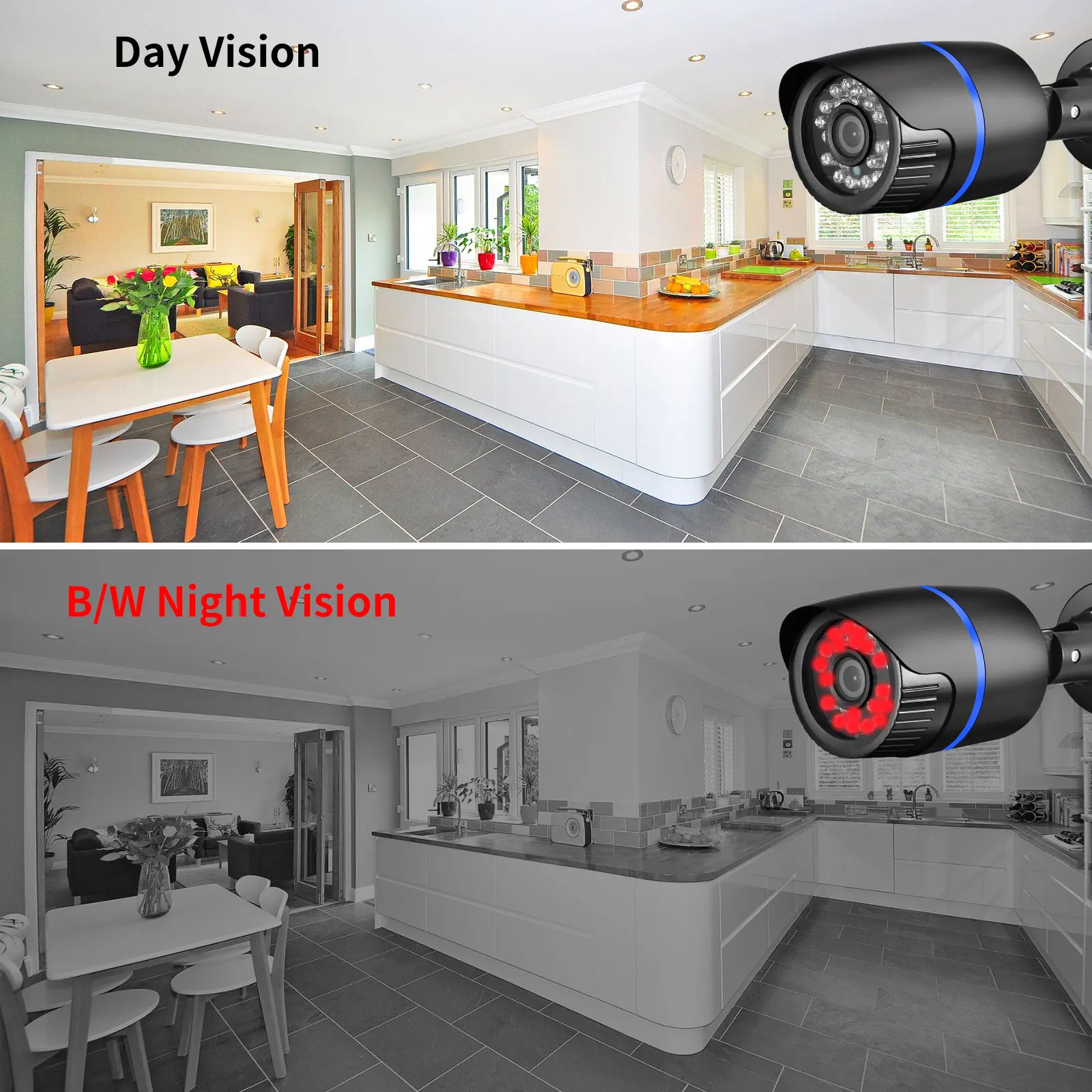 AZISHN HD infrared night vision 5MP 1080P security camera AHD security camera CCTV video surveillance