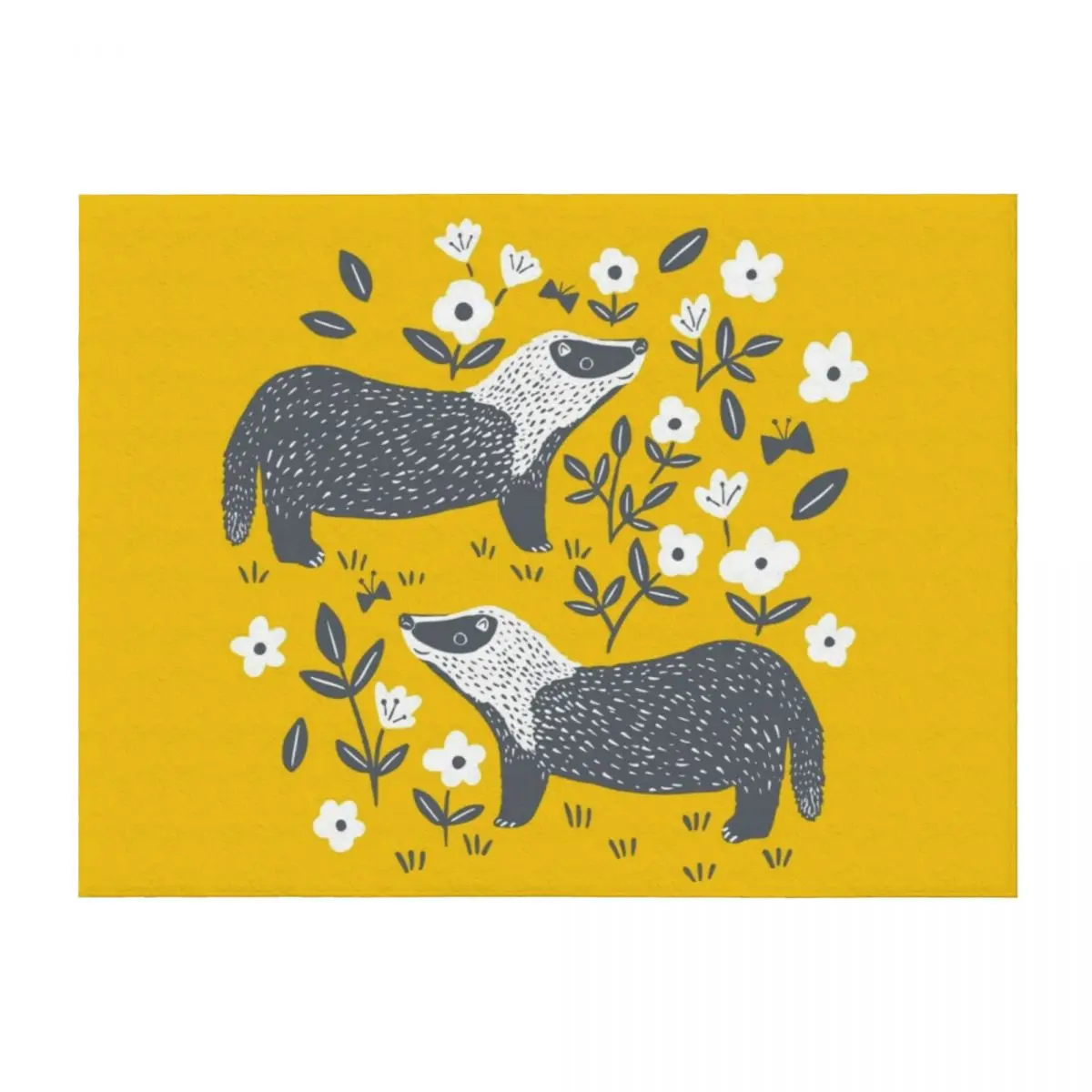 

Badgers Throw Blanket sofa bed Quilt Travel Extra Large Throw Blankets