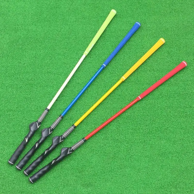 82cm Golf Practice Sticks Double Head Golf Swing Trainer Stick With Solid Fiber Shaft Golf Warm Up Stick For Golf Swing Aid