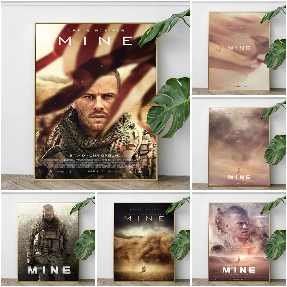 Mine Psychological Thriller Film Poster Movie Wall Stickers Print Art Canvas Painting Video Room Cinema Modern Home Decor Gift