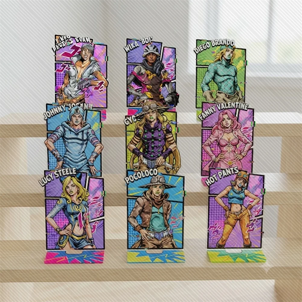 15CM Anime jojo Acrylic Keychain Stand Model Characters Ornament Accessories Good Gifts
