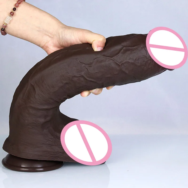 13.18 بوصة سيليكون القضيب ضخمة واقعية دسار دونغ مع شفط كأس للنساء الاستمناء مثليه الشرج الجنس لعب للبالغين 18 + #6