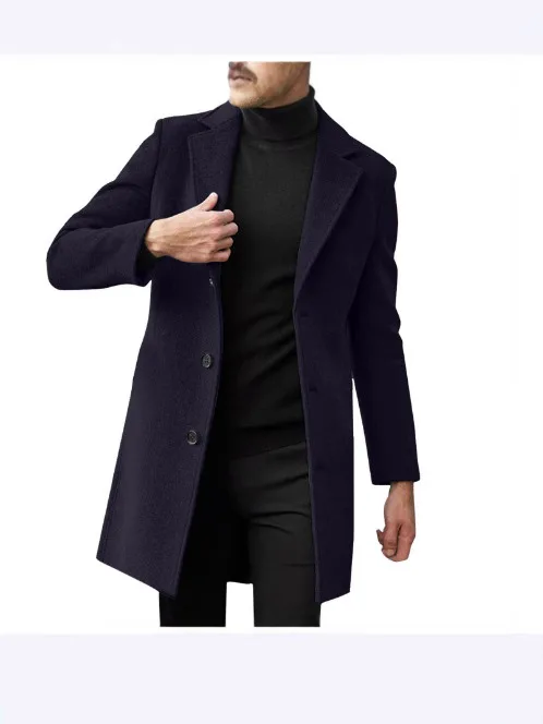 

Extraordinary Overcoat Handcrafted Tailored Woolen Coat Thick Insulated Thermal Coat Business Casual Sophisticated Coat