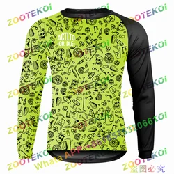 ACTLTO OR DLE Bicycle Jersey Mtb 2022 New Long Sleeve Cycling Enduro Downhill T-shirt Bmx Motocross Mx Mountain Bike Clothing