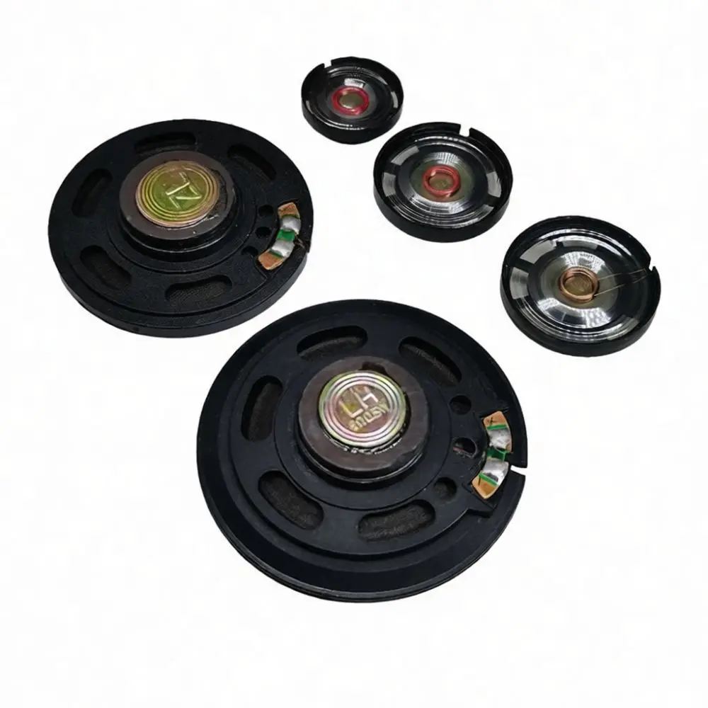 High Compatibility Plastic Speaker Unit For Sports Toys 0.25W 0.5W 8 16 32 Ohm Impedance External Magnet Durable Acoustic
